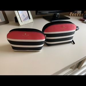 Kate spade nesting makeup pouches, never used